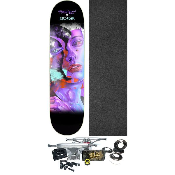Disorder Skateboards Madsteez Qween Skateboard Deck - 8" x 31.75" - Complete Skateboard Bundle